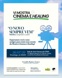 Cartaz do filme CINEMA E HEALING - TEMA: O NOVO SEMPRE VEM