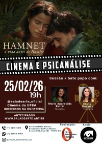 Cartaz do filme CINEMA E PSICANÁLISE: HAMNET – A VIDA ANTES DE HAMLET