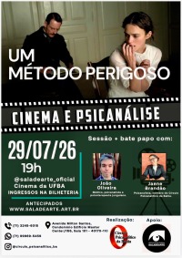 Cartaz do filme CINEMA E PSICANÁLISE: UM MÉTODO PERIGOSO