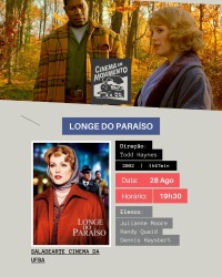 Cartaz do filme CINEMA EM MOVIMENTO: LONGE DO PARAÍSO
