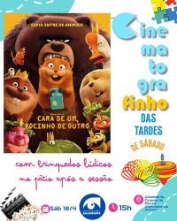 Cartaz do filme CINEMATOGRAFINHO: CARA DE UM, FOCINHO DE OUTRO
