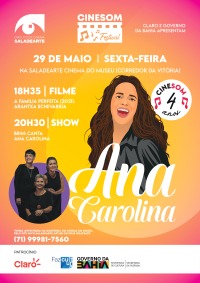 Cartaz do filme CINESOM ANA CAROLINA: A FAMÍLIA PERFEITA