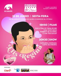 Cartaz do filme CINESOM ELIS REGINA: ELIS & TOM – SÓ TINHA DE SER COM VOCÊ