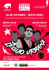 Cartaz do filme CINESOM LEGIÃO URBANA: EDUARDO E MÔNICA