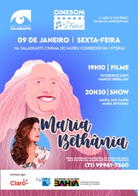 Cartaz do filme CINESOM MARIA BETHÂNIA: FEVEREIROS