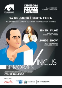 Cartaz do filme CINESOM VINÍCIUS MORAES: VINÍCIUS